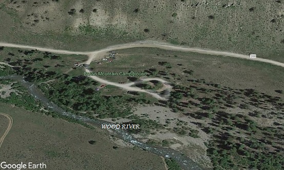 IMG: Brown Mountain Campground, Google Earth