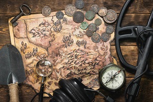IMG Treasure Hunt Tools, dreamstime.com